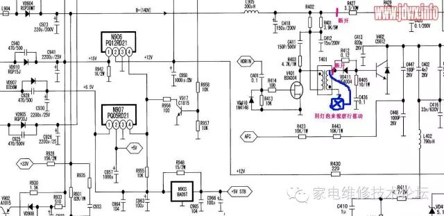 康佳高清彩电P2902T烧行管本人的修理方法 24小时上门  修不好不收钱