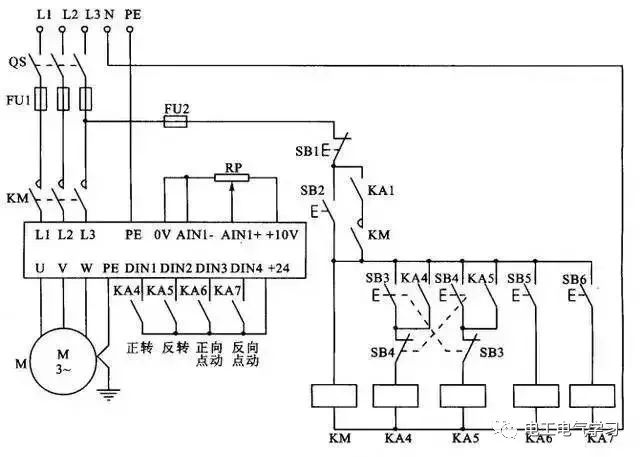 4个电气控制接线图、电子元件工作原理图