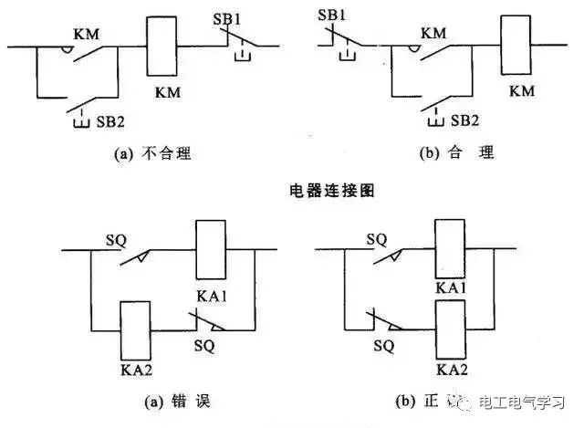 4个电气控制接线图、电子元件工作原理图