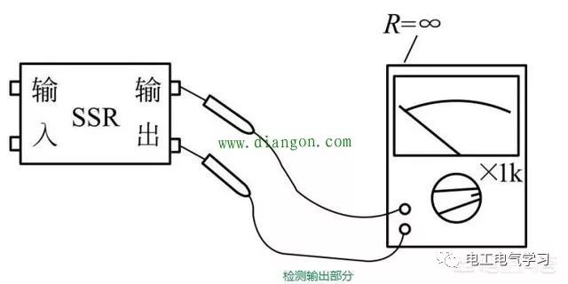 万用表电阻档检测固态继电器的方法图解24小时上门  修不好不收钱