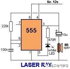 5个有趣的555电路，没事可以自己做一做